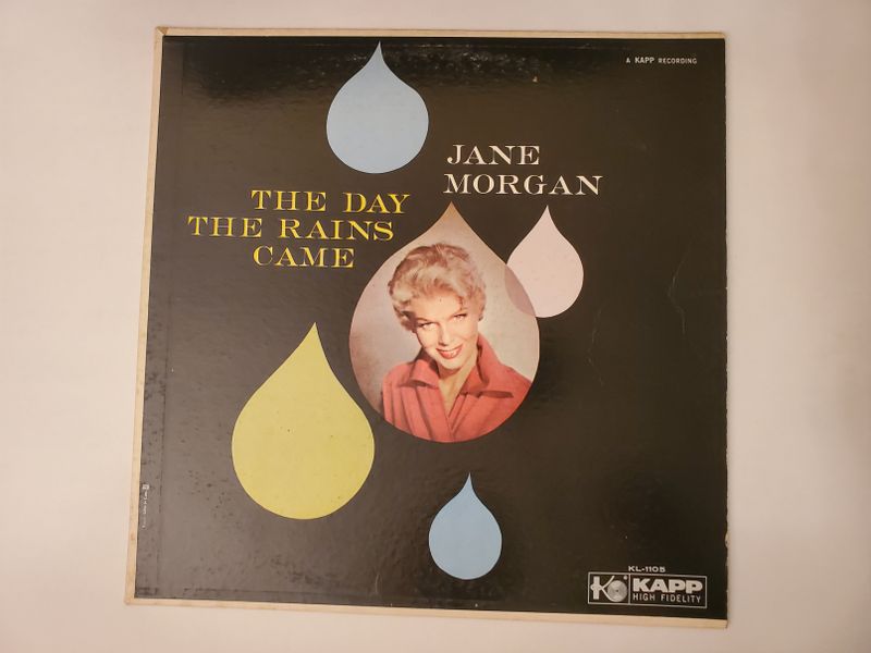Jane Morgan The Day The Rains Came vinyl record